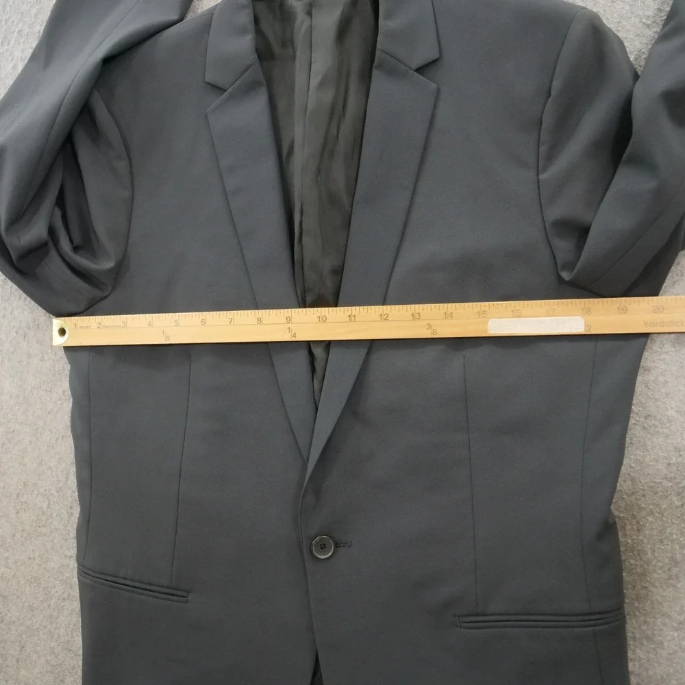 Theory Suit Jacket Mens 38 Regular Gray Stirling One Button Sports Coat